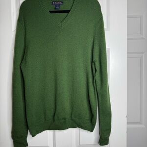 Brooks Brothers Men's Green Sweater